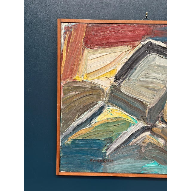 Rune Nilsson, Monday Feeling, 1950s, Oil Painting on Panel, Framed For Sale - Image 9 of 17