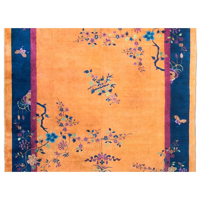 Early 20th Century Chinese Art Deco Rug For Sale In Chicago - Image 6 of 14