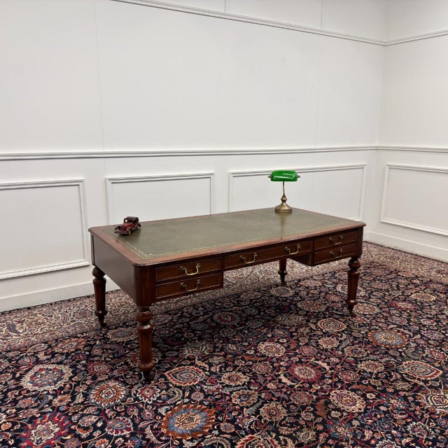 Antique Classic English Writing Desk For Sale - Image 18 of 18