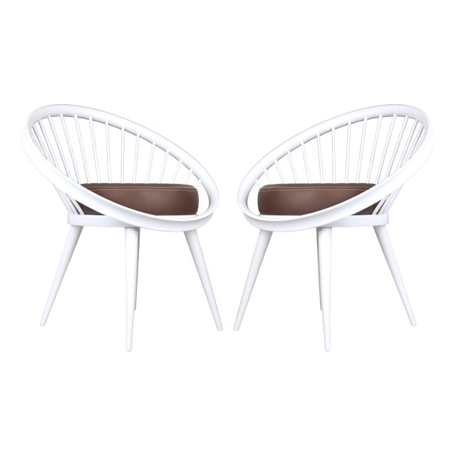 Vintage Ellipse Armchairs from Swedese, Set of 2 For Sale