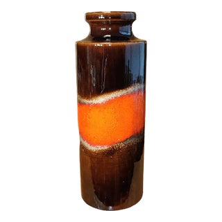 Scheurich Keramik Germany Mid-Century Lava Vase For Sale