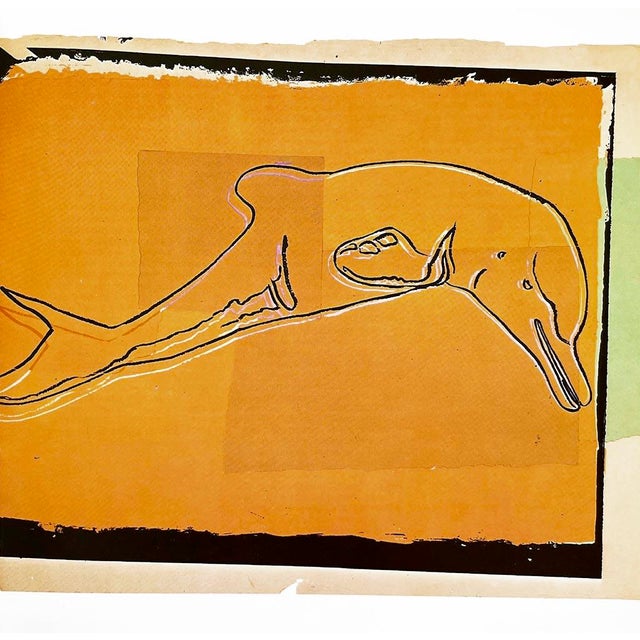 Title: La Plata River Dolphin Artist: Andy Warhol Country: USA Medium: Offset print Marks: Not signed or numbered nor...