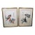 Vintage Chinese Embroidery Silk Panel in Gilt Frames- a Pair For Sale