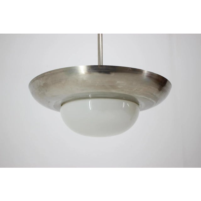 Glass Bauhaus Functionalism Pendant by Franta Anyz, 1930s For Sale - Image 7 of 12