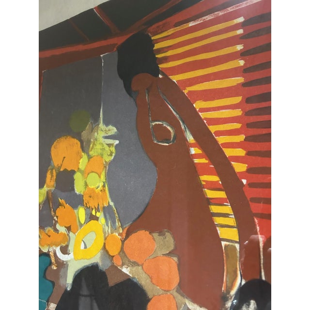 Albert Defossez, Abstract Composition, 1950s, Lithograph, Framed For Sale - Image 4 of 14