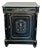 French 19th Century Napoleon III Period Cabinet With Metal Inlays For Sale