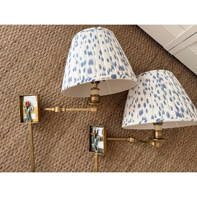 Pr Alexa Hampton, Les Touches Wall Sconces For Sale - Image 9 of 11
