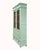 Louis XVI Style Mint Green Showcase Vitrine For Sale - Image 10 of 12