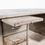 1950's original steel double drawer industrial desk. A good practical industrial desk in classic fifties steel grey. Knee...