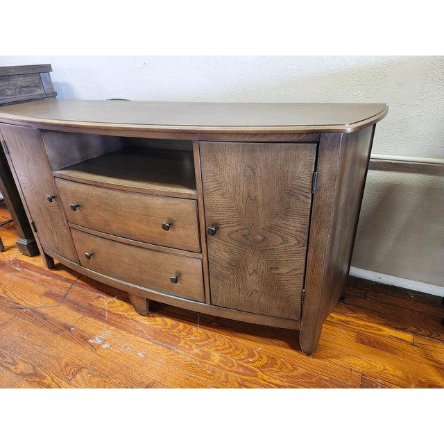 Hammary Primo III Collection Entertainment Console Tv Stand Media Cabinet Attributed For Sale - Image 9 of 17