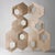 Cortina screen 2 decorative sculpture in fir wood by sebastiano bottos unique dimensions: d 65 x w 185 x h 180 cm...