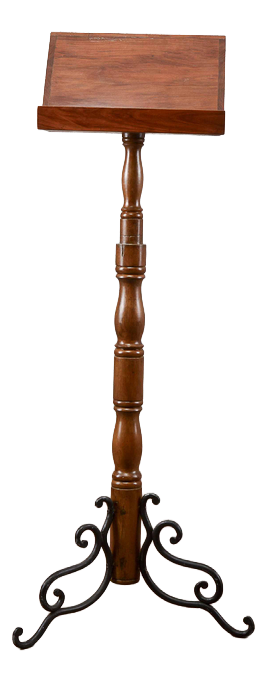Art Deco Style Lectern in Wood