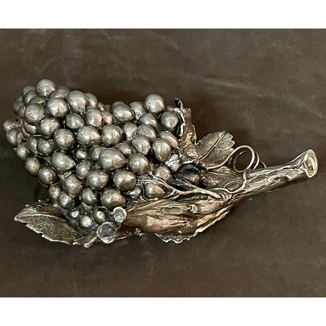 1950s Mid-Century Modern Italian Silvered Signed Centerpiece, 1950s For Sale - Image 5 of 8