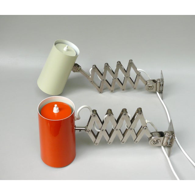 Mid-Century Modern Scissor Lights from Hala Hannoversche Lampenfabrik, 1960s, Set of 2 For Sale - Image 3 of 18