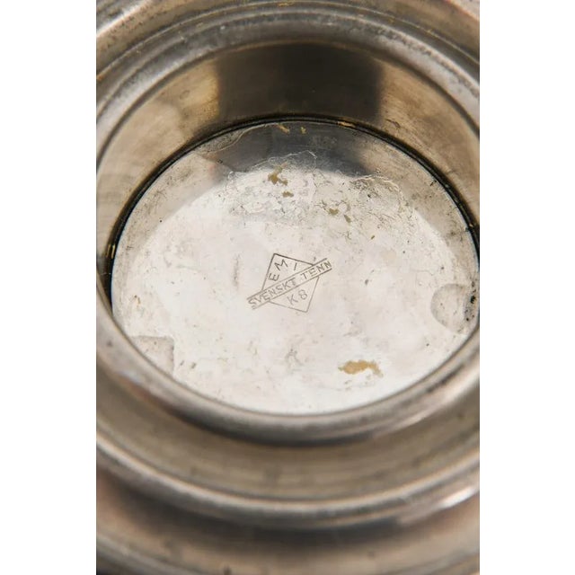 Pewter Vase from Eskilstuna Metallindustri AB, 1936 For Sale - Image 4 of 5