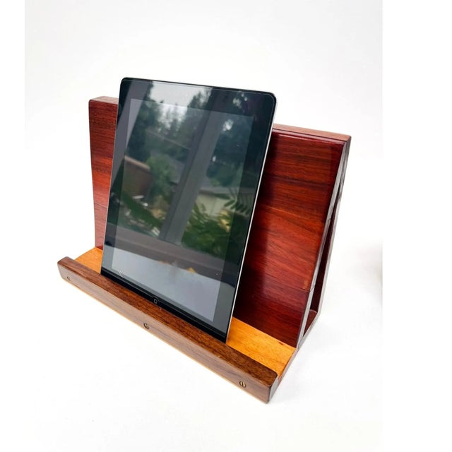 Pair of Handmade Mid Century Wooden Display Easels / Display Stands For Sale - Image 13 of 14