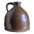 Antique Albany Slip Stoneware Jug 19th C Merchant Tag Formosa Oolong Tea Suffield Ct For Sale
