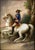 Porcelain layer Portrait of an equestrian monarch. It goes back to the iconography of the portrait of Peter the Great,...