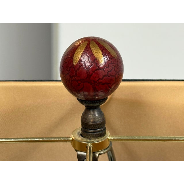 Red Chinoiserie Style Box Table Lamp, Vintage For Sale In San Francisco - Image 6 of 12