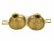 These candle holders are made from high-quality solid brass, ensuring durability and a luxurious look. The warm brass...