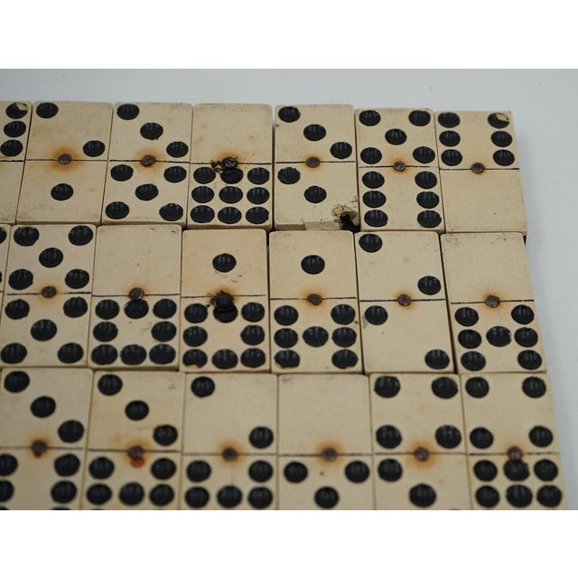 Late 19th Century Box of Traditional Game Niner Dominos, Set of 12 For Sale - Image 16 of 18