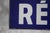 1950s Blue and White Enamel Metal Traffic Sign, 1950s For Sale - Image 5 of 17