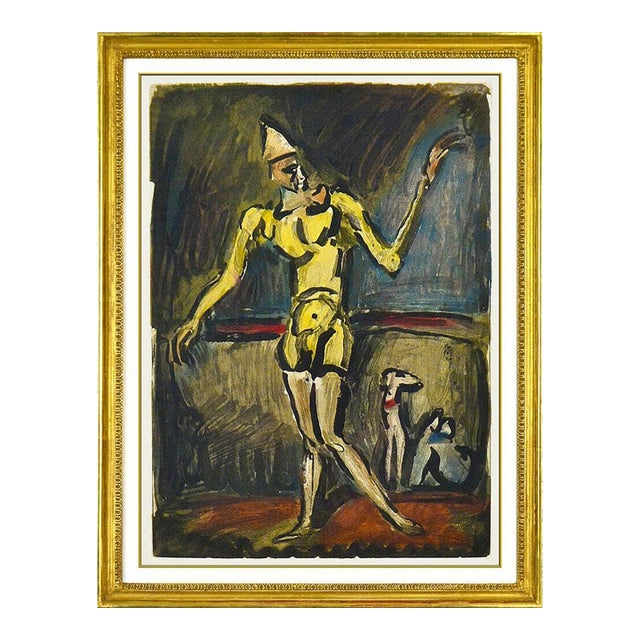 1930s Le Clown Jaune, Georges Rouault For Sale