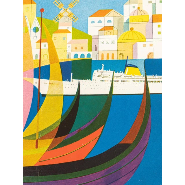 Mid-Century Modern MS Victoria Poster, 1960s For Sale - Image 3 of 14