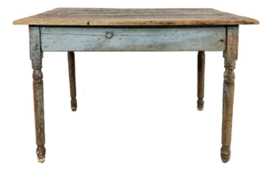 Antique Blue Reclaimed Wood Table