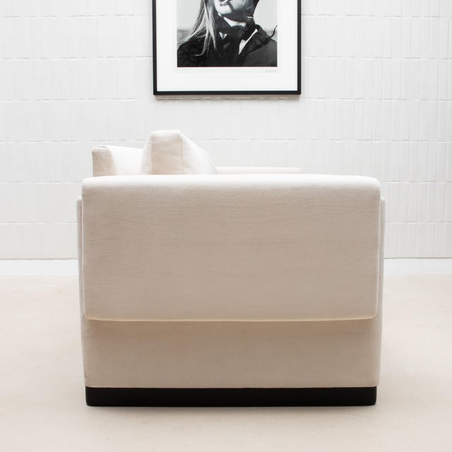 2020s Modern Cream Velvet Sofa by Mogul For Sale - Image 5 of 10