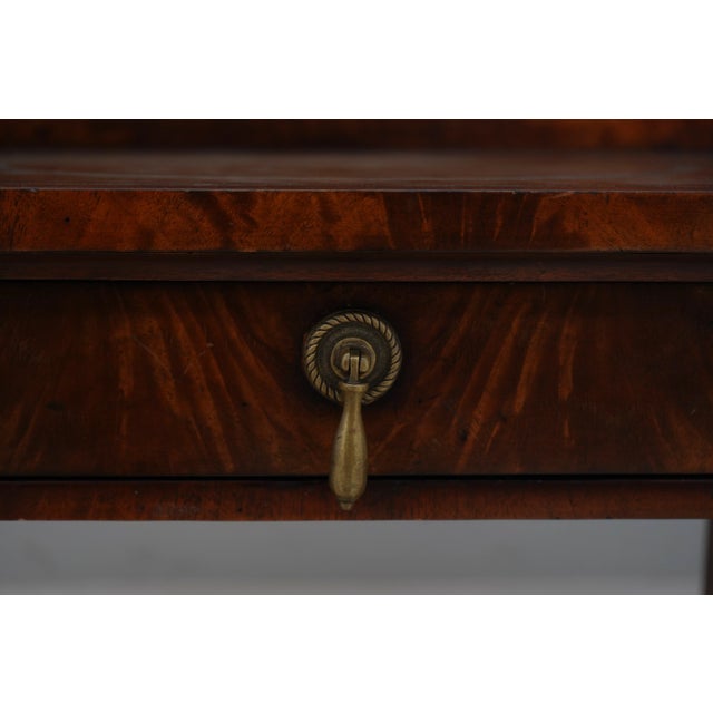 Century Monarch Kneehole Empire Mahogany Vanity For Sale - Image 10 of 12