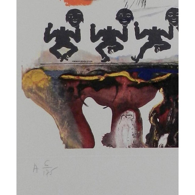1970s Dali Memories of Surrealism Surrealist Gastronomy Dali Archives Certified Art For Sale - Image 4 of 6
