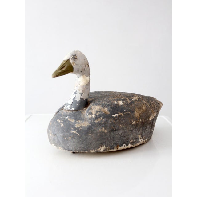 Plastic Vintage Swan Folk Art Hunting Decoy For Sale - Image 7 of 17