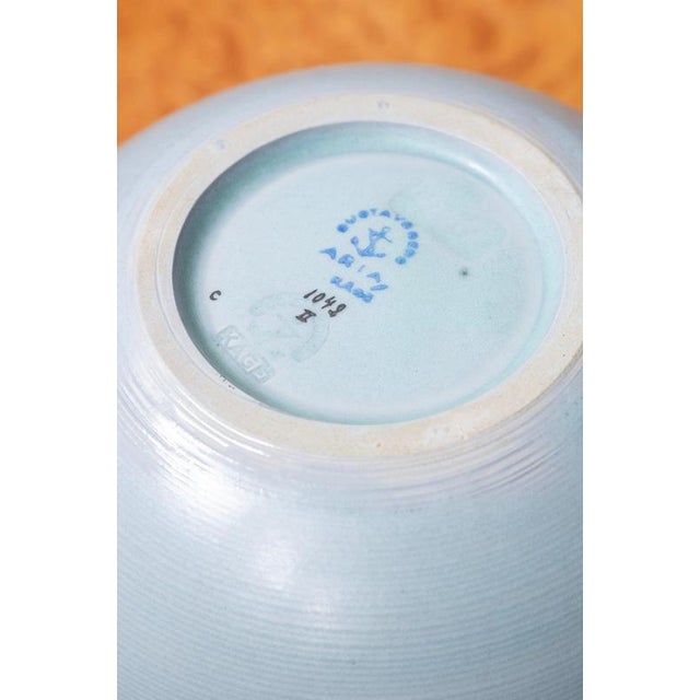 Blue Aria Vase from Wilhelm Kåge, 1930s For Sale - Image 8 of 9