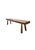 This solid teak wood bench is a study in understated craftsmanship, where refined detailing and natural materiality come...