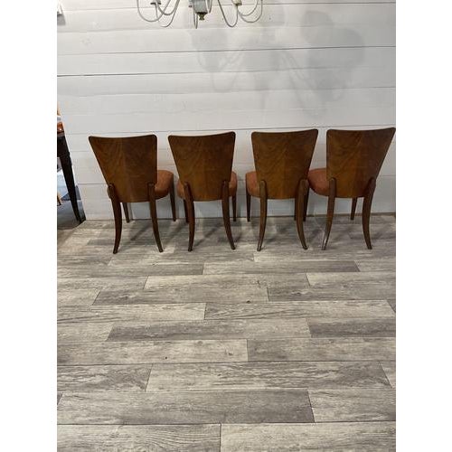 Spiderleg Table and Chairs by Halabala, Set of 5 For Sale - Image 12 of 16
