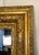 Antique French Baroque Style Gold Leaf Solid Wood Wall Mirror For Sale - Image 9 of 12