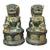Monumental Pair of Vintage Chinese Gilt Bronze Guardian Lions (Foo Dogs) For Sale