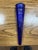 Add a striking pop of color and history to your home with this stunning cobalt blue Dugan glass wall pocket vase....