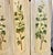 1980s Vintage Boho Chic Hollywood Regency Coastal Hand Painted Magnolia Room Divider Screen For Sale - Image 9 of 12
