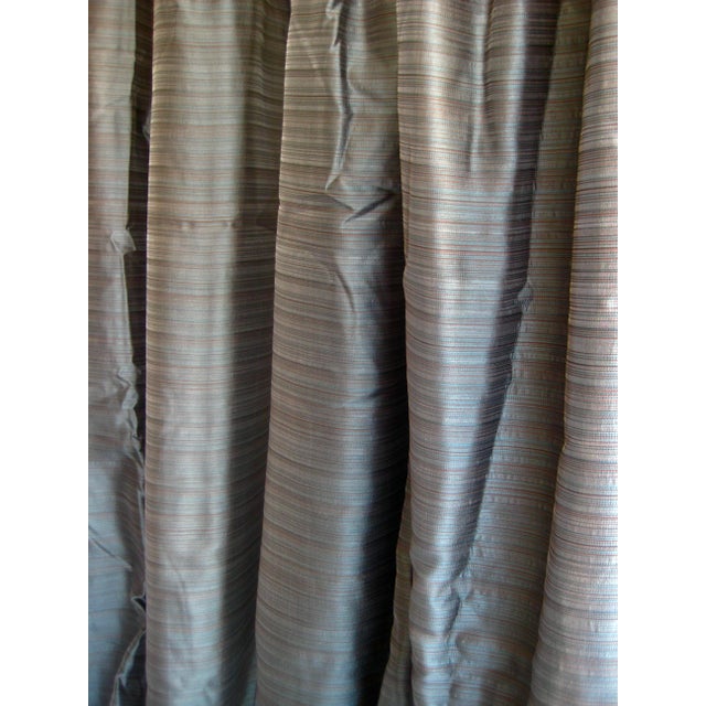 Mid-Century Modern Mid 20th Century Style Pain of Curtains For Sale - Image 3 of 10