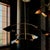 Mid-Century Modern Eclipse Mobile Chandelier, Blackened Brass and Natural Brass For Sale - Image 3 of 10