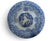 Ceramic Vintage Japanese Blue Porcelain Bird Flower Kirin Design 9" Serving Bowl For Sale - Image 7 of 7