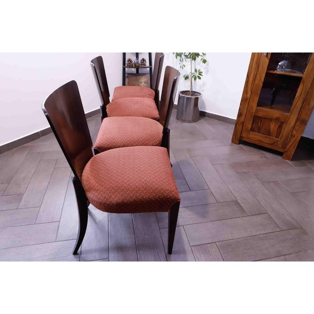 H-214 Lollipop Dining Chairs by Jindřich Halabala for Up Závody, 1930s, Set of 4 For Sale - Image 9 of 11