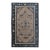 Antique Chinese Rug, Tan and Blue Oriental Handmade Wool Rug For Sale