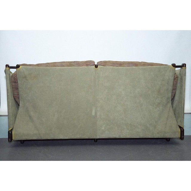 Wood Italian Violoncello Love Seat by Piero De Martini for Cassina, Italy, 1970s For Sale - Image 7 of 15