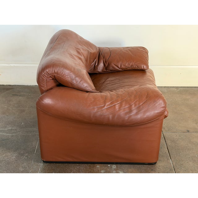 Vintage 1970's Cassina Maralunga Lounge Chair For Sale - Image 15 of 17