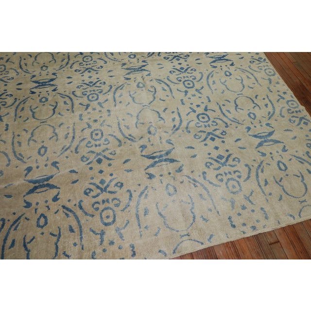 Zabihi Collection Turkish Deco Carpet - 7'4" x 10'2" For Sale - Image 9 of 10