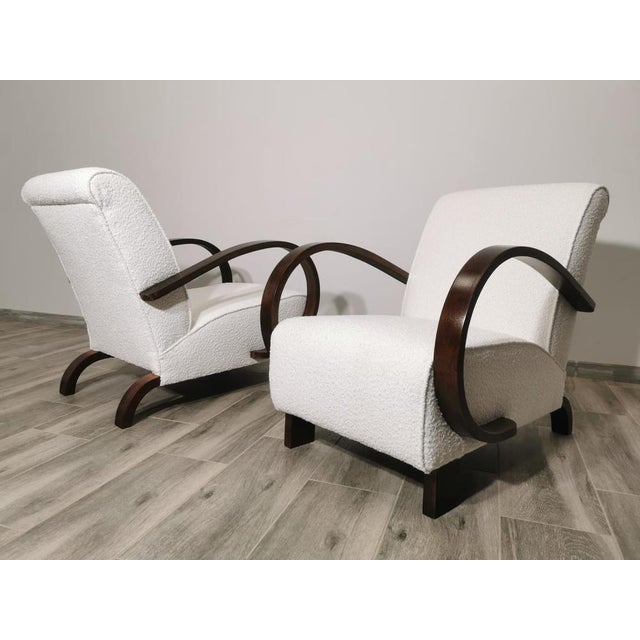 Set of Armchairs by Jindrich Halabala, 1940s, in Restored conditions. Designed 1920 to 1949 I have official proof of...