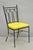 Hollywood Regency Vintage Salterini Hollywood Regency Wrought Iron Faux Bamboo Dining Chair, Set 8 For Sale - Image 3 of 18